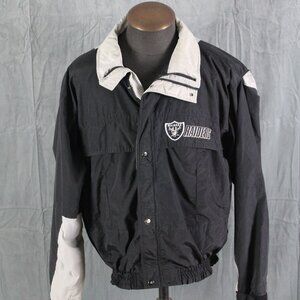 LA Raiders Jacket - Raider 2 Tone Windbreaker - Men's Large